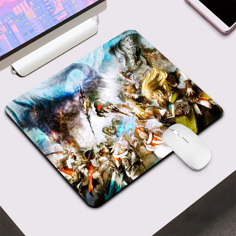 Final Fantasy XIV Online Small Gaming Mouse Pad Computer Mousepad Keyboard Pad Desk Mat PC Gamer Mouse Mat XXL Laptop Mausepad