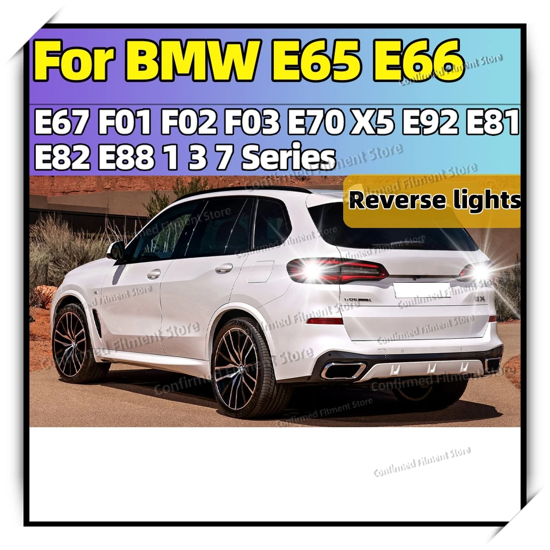 

2x T15 Signal-Lamp LED Bulb Car Reverse Light Accessories For BMW E65 E66 E67 F01 F02 F03 E70 X5 E92 E81 E82 E88 1 3 7 Series