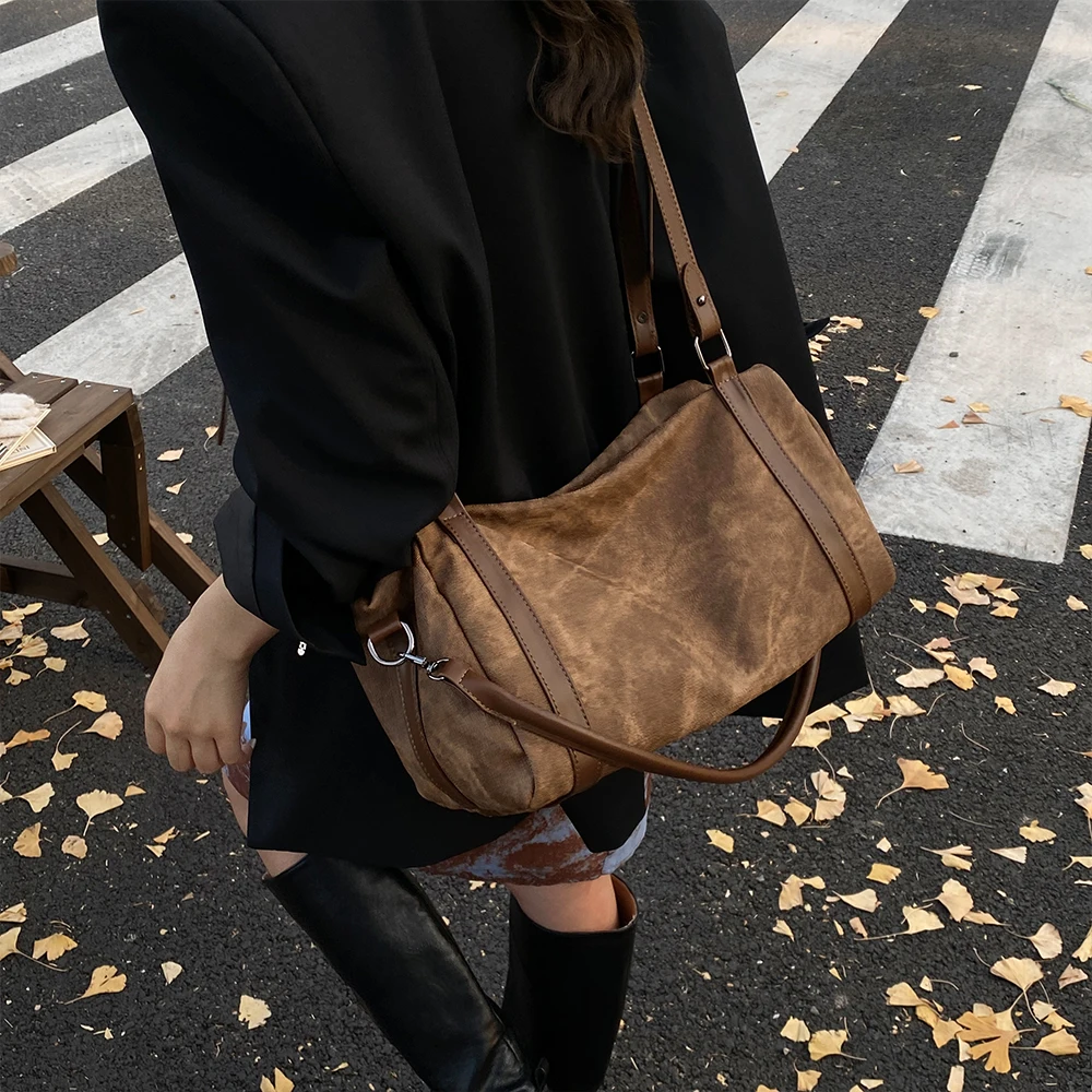 

Vintage Underarm Bag, Advanced Sensory Communication, Qin Tote Bag, New Fashionable and Versatile Single Shoulder Crossbody Bag