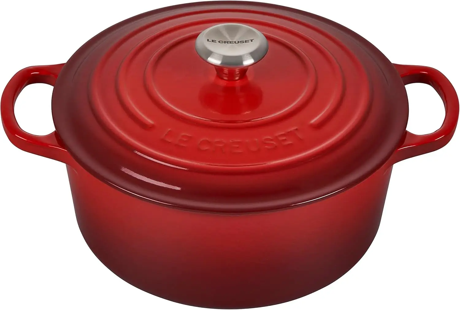 

Enameled Cast Iron Signature Round Dutch Oven, 3.5 qt. , Cerise