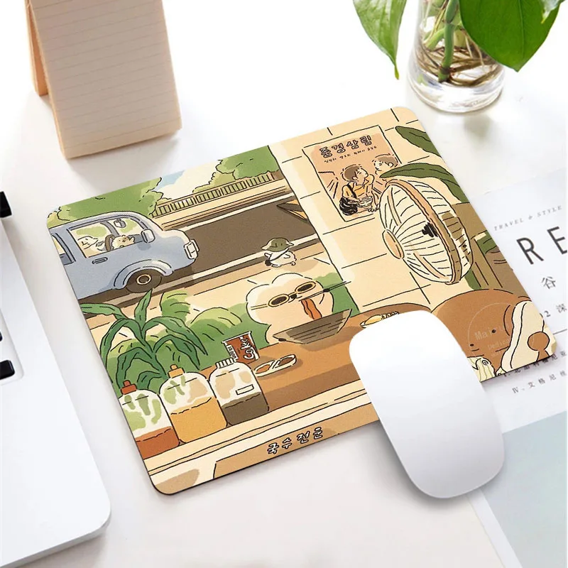 

Kawaii Girly Small Mouse Pad Multi-size Cartoon Mousepad Gamer Keyboard Pad Anime Carpet Rug Computer Mauspad Cute BearDesk Mat