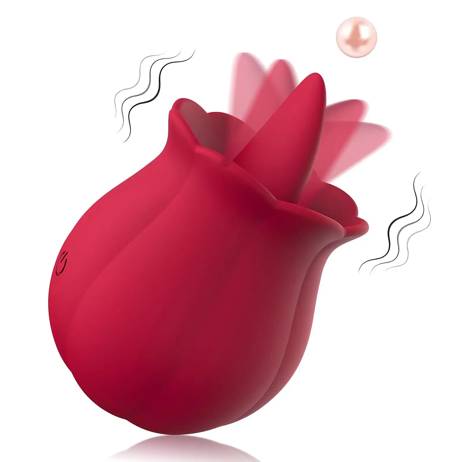 Tongue Clitoral Rose Vibrator, Sex Toys Vibration Stimulator for Women | Licking Rose Adult Toy | 10 Speed Vibrating