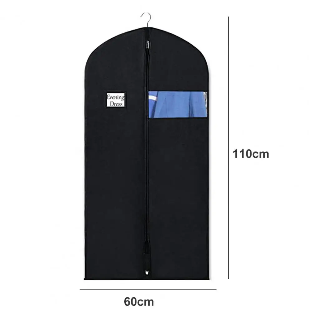 Non-Woven Fabri Garment Bags Clothes Hanging Dust Cover Wedding Dress Cover Suit Coat Wardrobe Clothing Hanging Organizer Bag