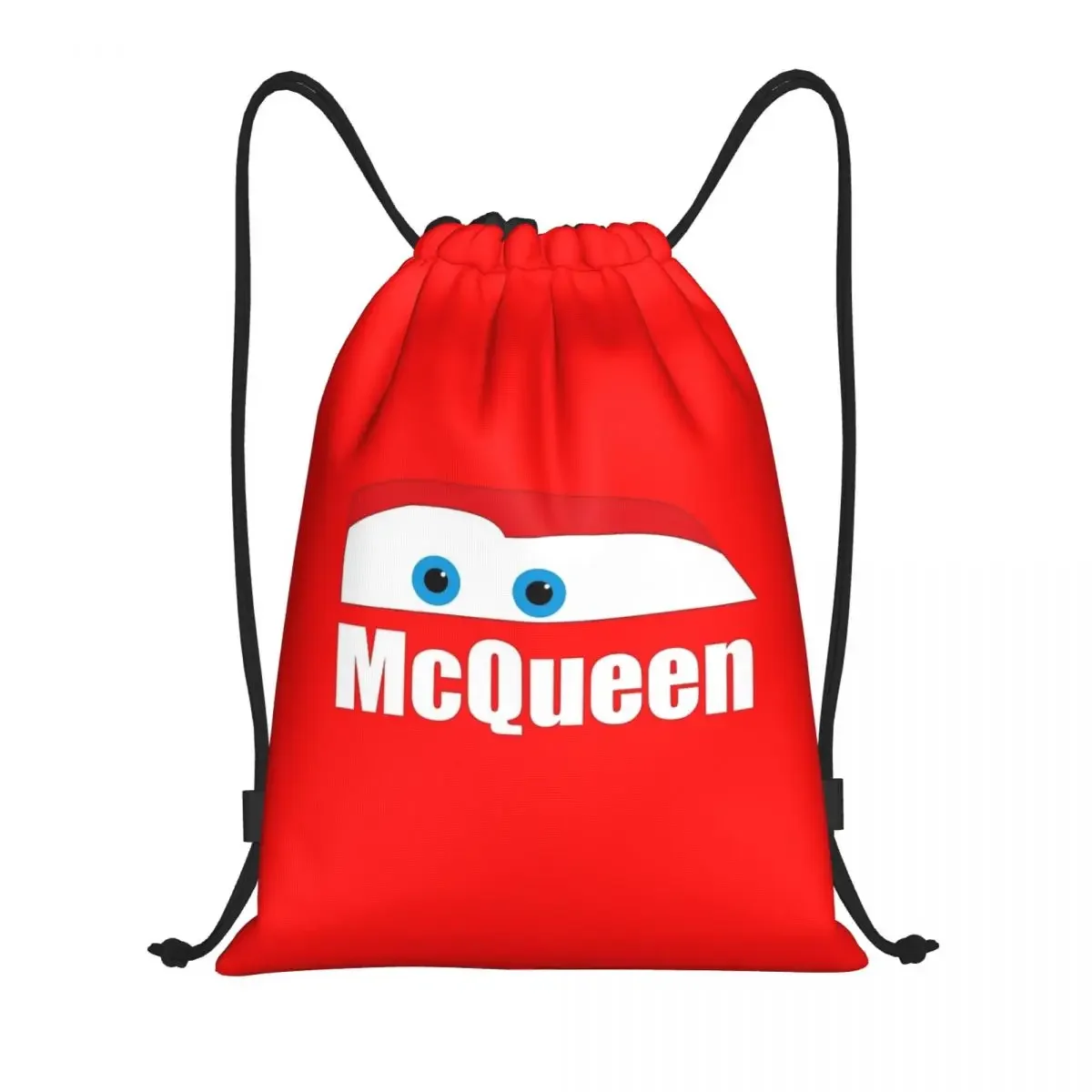 Lightning McQueen Pixar Cars Drawstring Bags Sports Backpack Gym Sackpack String Bag for Running