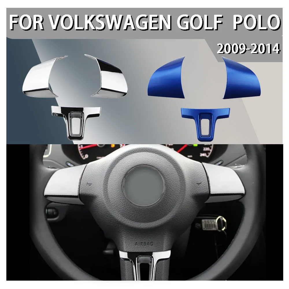 

Cars Steering Wheel Wecal For Volkswagen Golf Polo 2009 2010 2011 2012 2013 2014 Car Modification Accessories Cars Accessories
