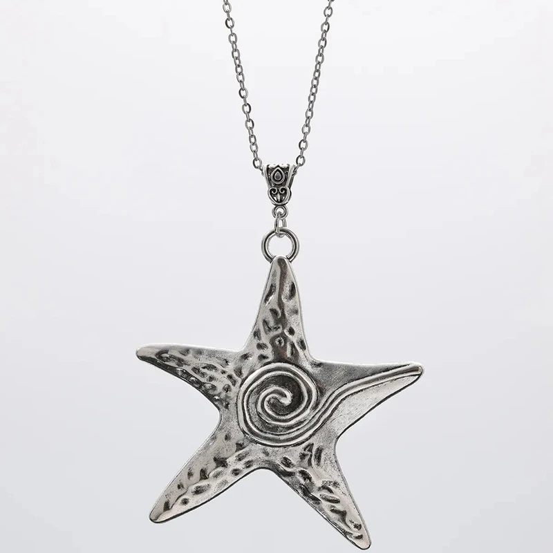 New style - male and female star pendant necklace, starfish, Hyperbola, fashion jewelry, novelty