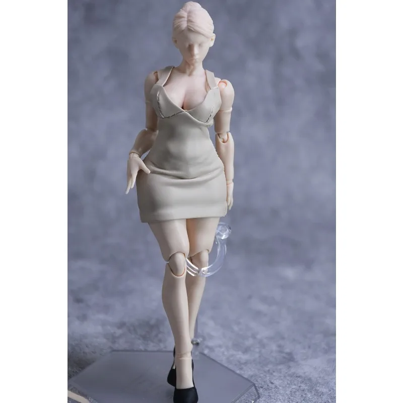 

1/12 Scale Action Figure Multicolored Waist Cinching Short PU Leather Skirt Clothes Model for 6'' Female Solider Body Decor