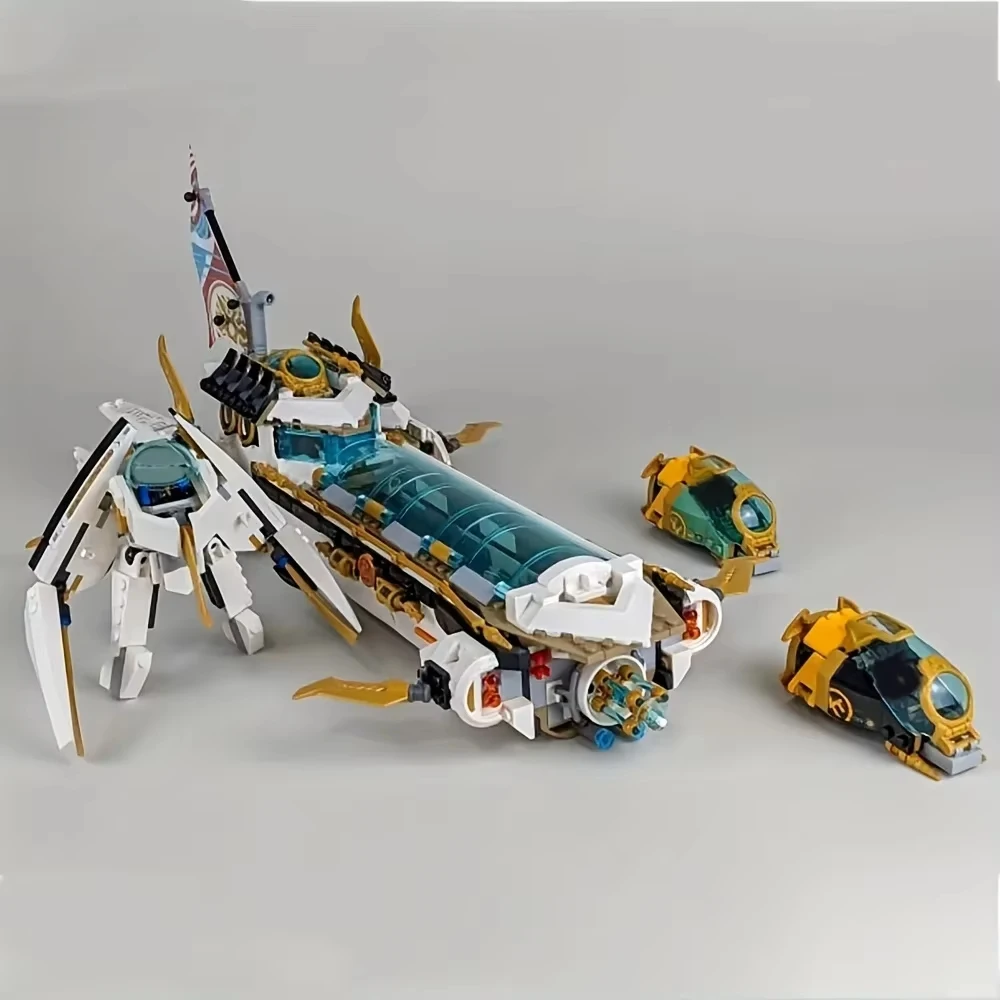 

MOC собирает подводные лодки для сборки строительных игрушек, модели подводных наградов, многокомпонентные подарки на день рождения