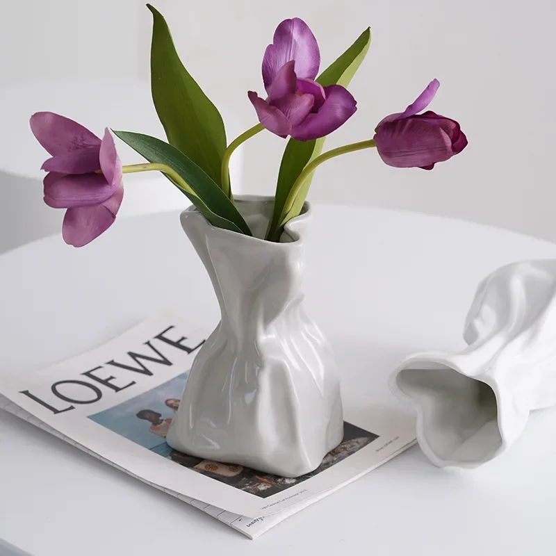 Vase living room desktop Internet celebrity high sense art ornament