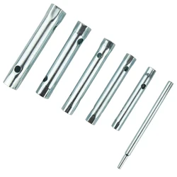 Brand New Box Wrench Tubular Tube Bar Steel 6pcs/set 8-17mm Highly Polished Professional For Automotive Repair