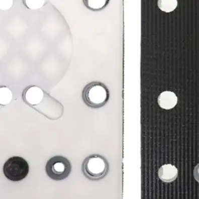 

/130x80mm /12 /Holes Sanding Pad Square Backup Plate For RTS 400 REQ Sander Replacement Polishing Disc PU Foam Nylon Abrasive To