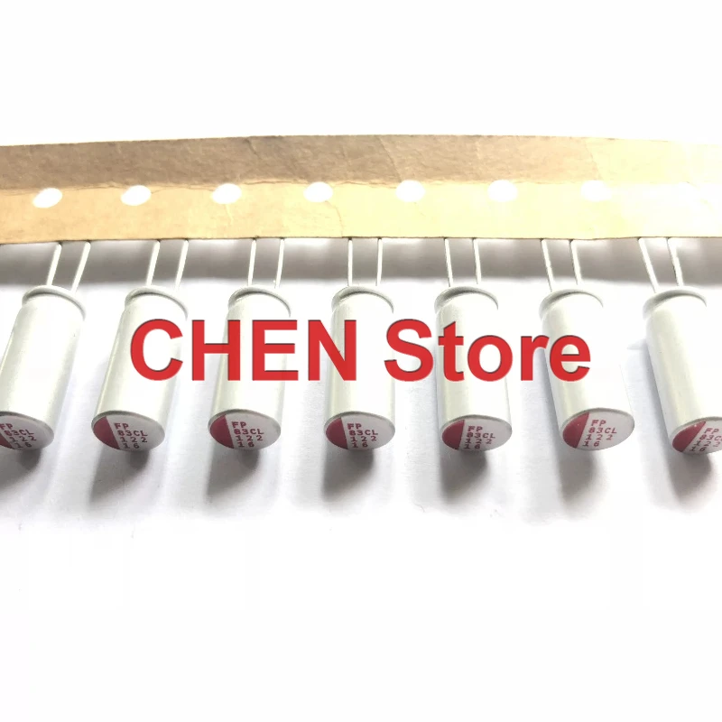 20PCS/lot original Fujitsu FP 1200UF 16V 8X20MM 105c solid capacitor 16V1200UF Free Shipping FP-016RE122M