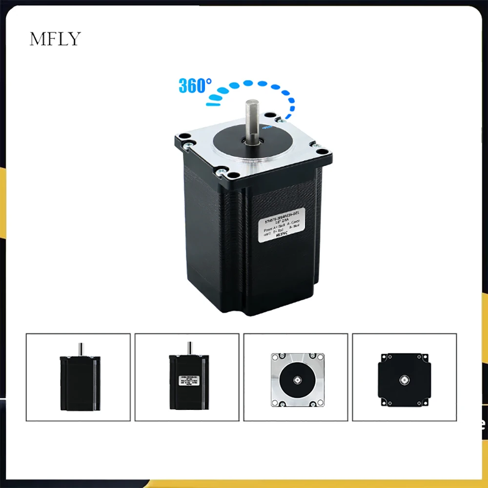 Closed Loop Integrated Motor 1.2Nm 2Nm 2.5Nm 3Nm Diameter 8mm Hybrid Integrated Servo Motor with Drive For CNC