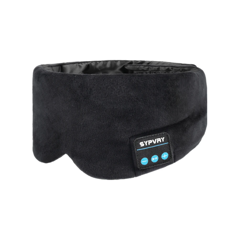 Silk Bluetooth Sleep Mask Wireless Sleep Headband Blackout Sleep Shade 16 Hrs Play Music Hands Free Call Women Men Sleep Aids