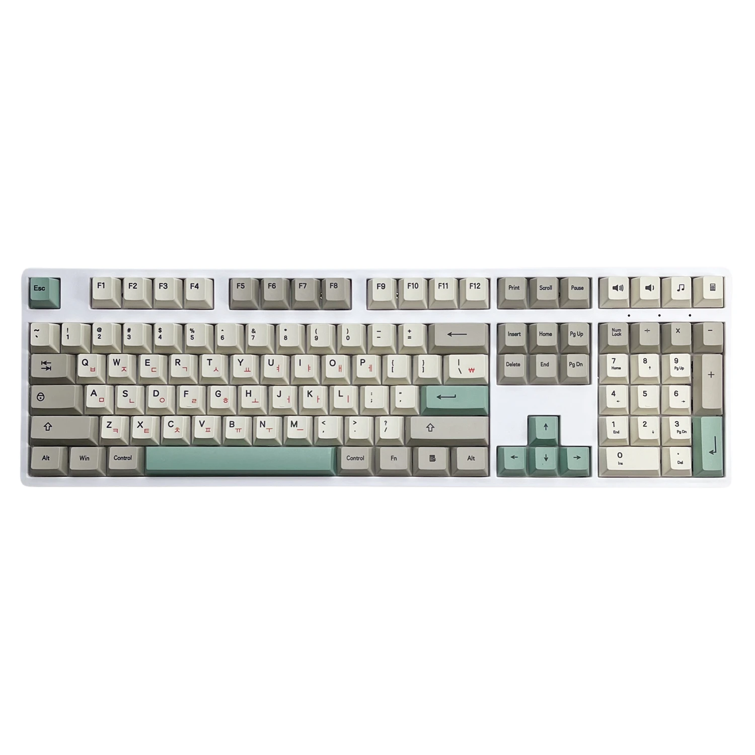 

KC108 Korean Mechanical Keyboard 108keys 3 Mode Full Size Hot Swap RGB Keyboard for Gaming Office Cyrillic C Pусскими Буквами