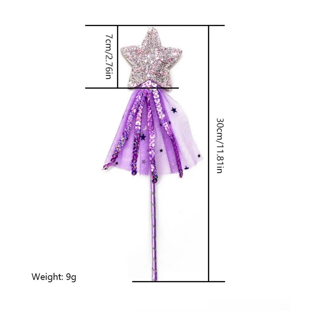 Polyester Children Magic Wand Dress Up Prop Kids Accessories Colorful Butterfly Wings Fairy Princess Angel Wings Performance