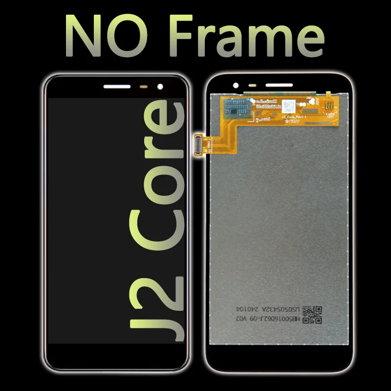 J260A Screen Replacement For Samsung J2 CORE Lcds For Samsung Galaxy J206M lcd Repair Parts J260M J260Y Phone Lcds Display