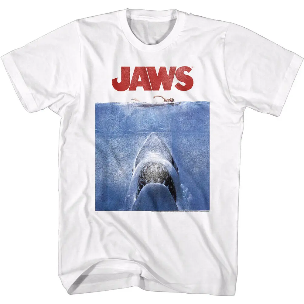 Jaws 70's Thriller Movie Full Color Poster Little Morsel Men's T Shirt