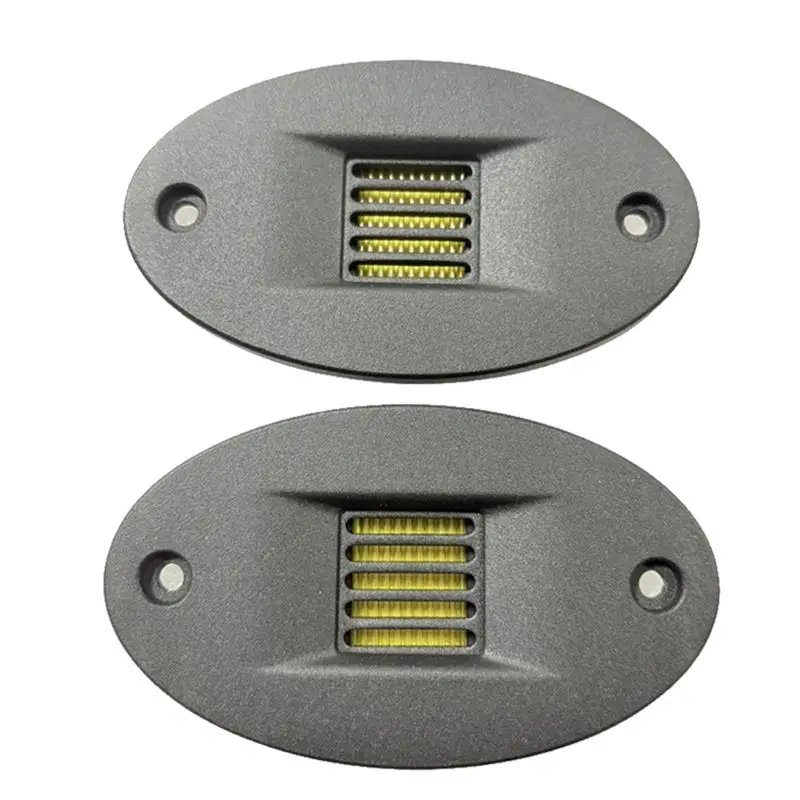 

M07K-Pneumatic High Pitch Speaker 4 Ohm Oval Aluminum Cover Haier Style Ribbon Tweeter DIY Super Tweeter 2Pcs