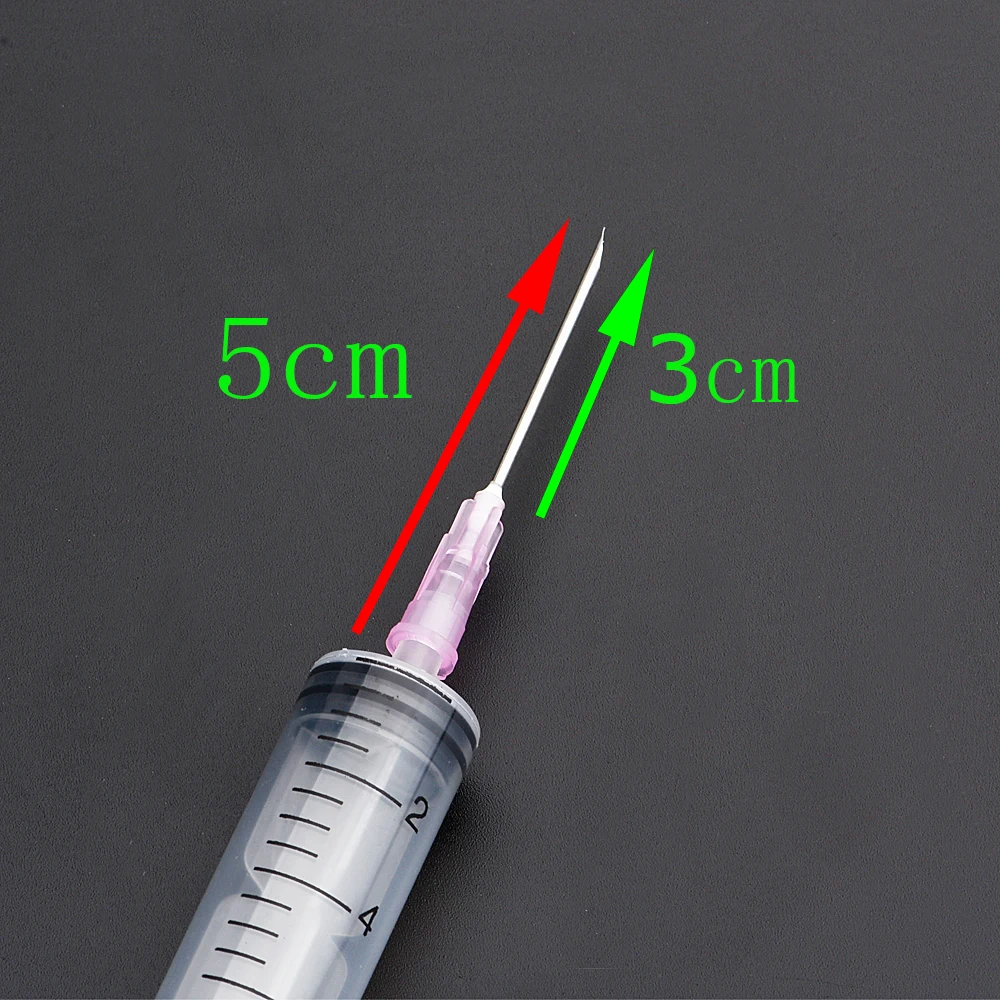 5PCS Ink Refill 10ml Syringe With Needle For EPSON Canon HP Brother CISS Tank Refillable Cartridge Refilling Ink Kit Accessories