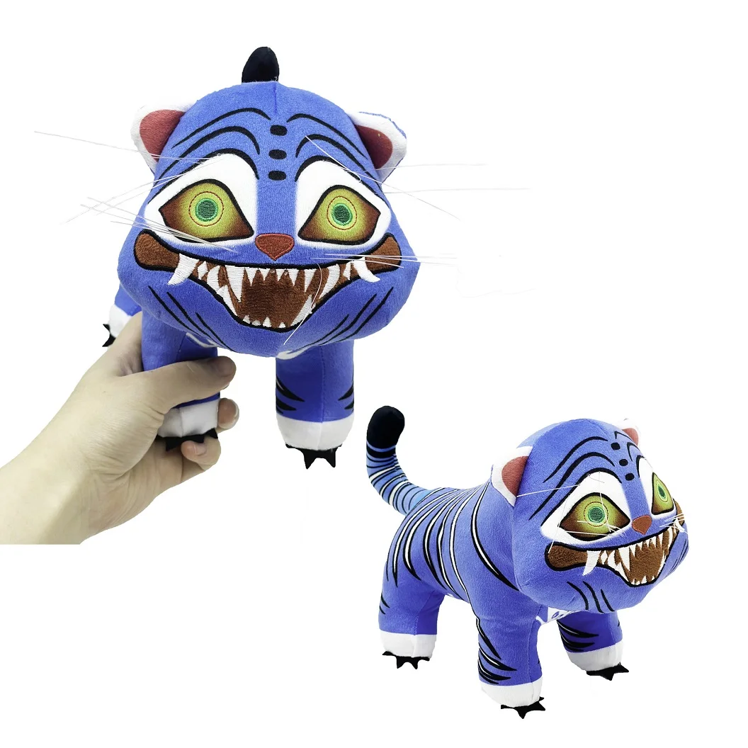 

HotAnime Kpop Demons Hunters Plush Cute Purple Tiger Black Hat Magpie With 3 Eyes Monster Hunt Girl Group Stuffed For Fans Gifts