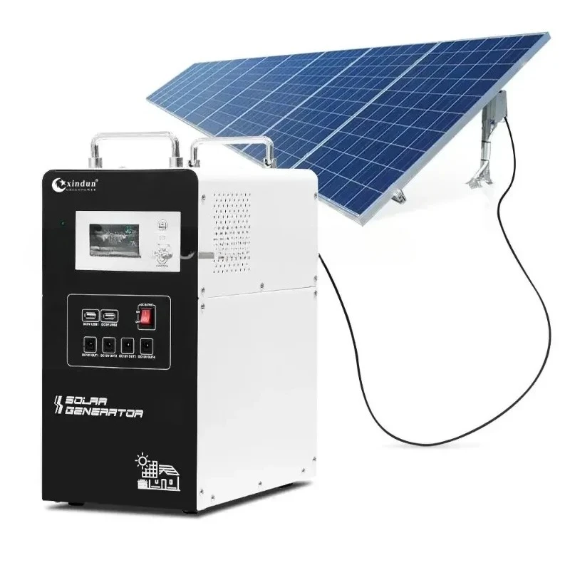 Mini Portable Home Solar Power System 500W 1000W 2000W 3000W Portable Solar Generator Complete Kit for Sale