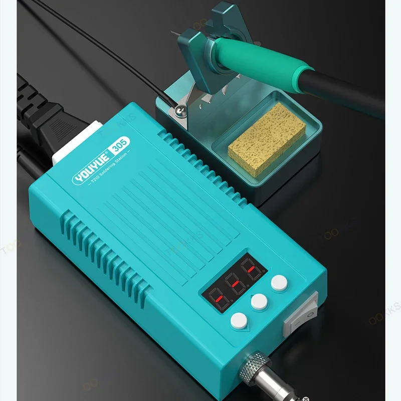 UYUE T210 LED Digital Soldering Station 70W for PCB Welding Motherboard Maintenance CPU Cleaning Precision Instrument Welding