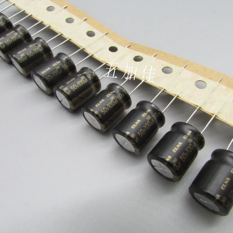 10-100pcs pieces Japanese Original RW2-50V101MH3P 50V100uF 105°C 10x12.5 Imported Electrolytic Capacitor