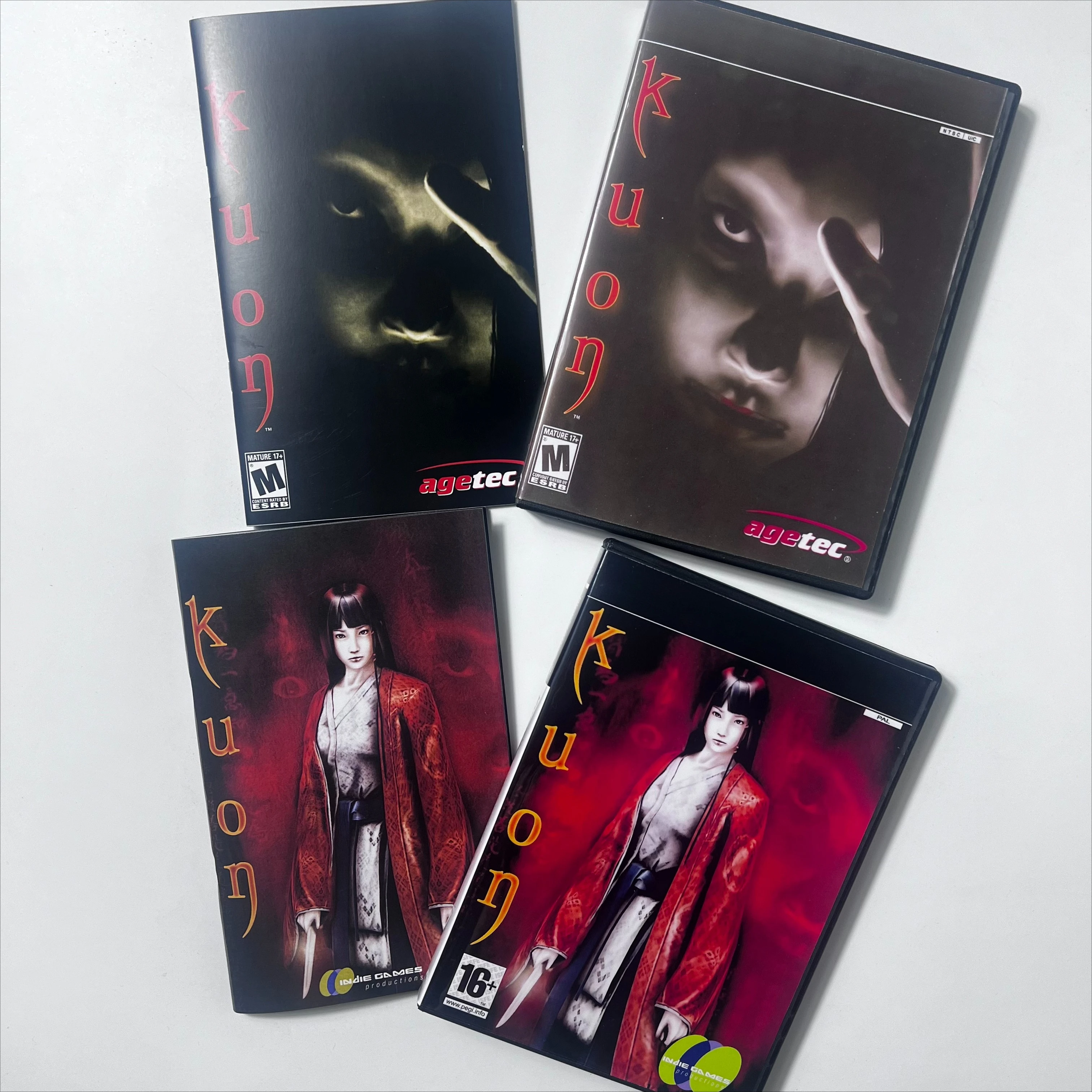 

PS2 Ретро-игровой компакт-диск Копия компакт-диска Kuon NTSC U/C и Pal Версия Цифровой запирающий диск с руководством Подходит для разблокировки консоли PS2