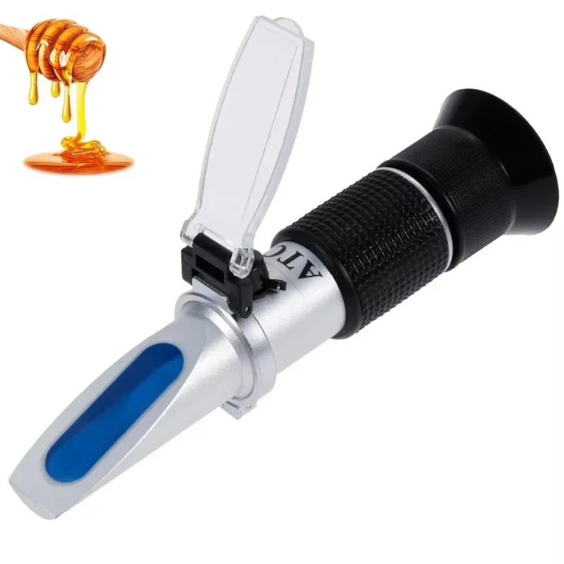 Pocket Digital Burley Sugar Honey Refractometer Equipment, Burley Sugar Specific Beekeeping Honey Sugar Refractometer