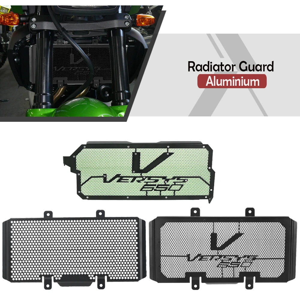 

Motorcycle Radiator Grill Protect Cover Grille Guard Protector For Kawasaki Versys 650 2010 2011 2012 2013 2014 Versys650 KLE650