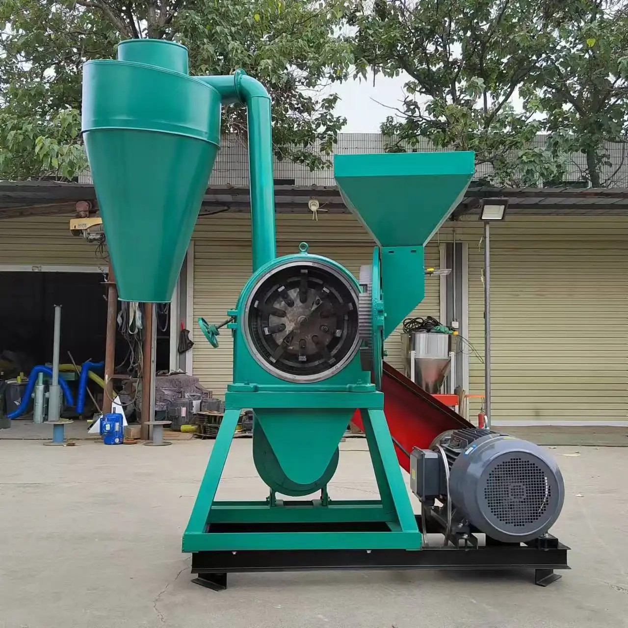 Africa Hot Selling Electronic Or Die sel Engines 9FC 5-6 Ton/H Rice Bean Corn Maize Mill Grinder Maize Grain Grinding Machine