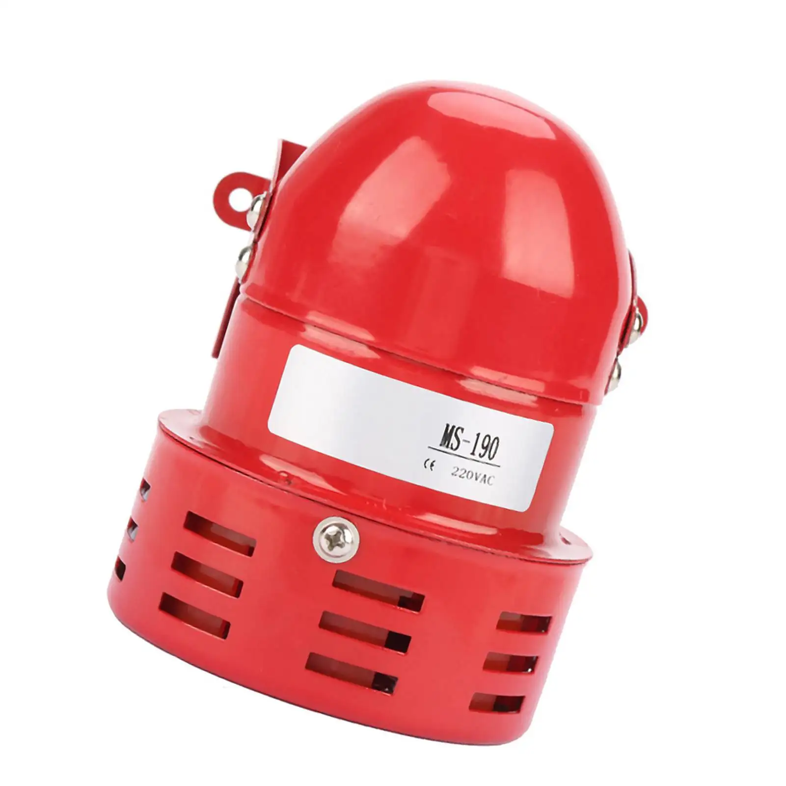 MS-190 MS-190 allarme motore allarme motore 120DB rosso Mini allarme motore in metallo suono industriale protezione elettrica contro il furto MS-190