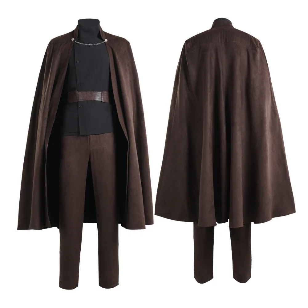 

Movie Guerres Des Étoiles Count Dooku Cosplay Costume Shirt Cape Pants Belt Full Set Jedi Order Dooku Role Play Suit Halloween