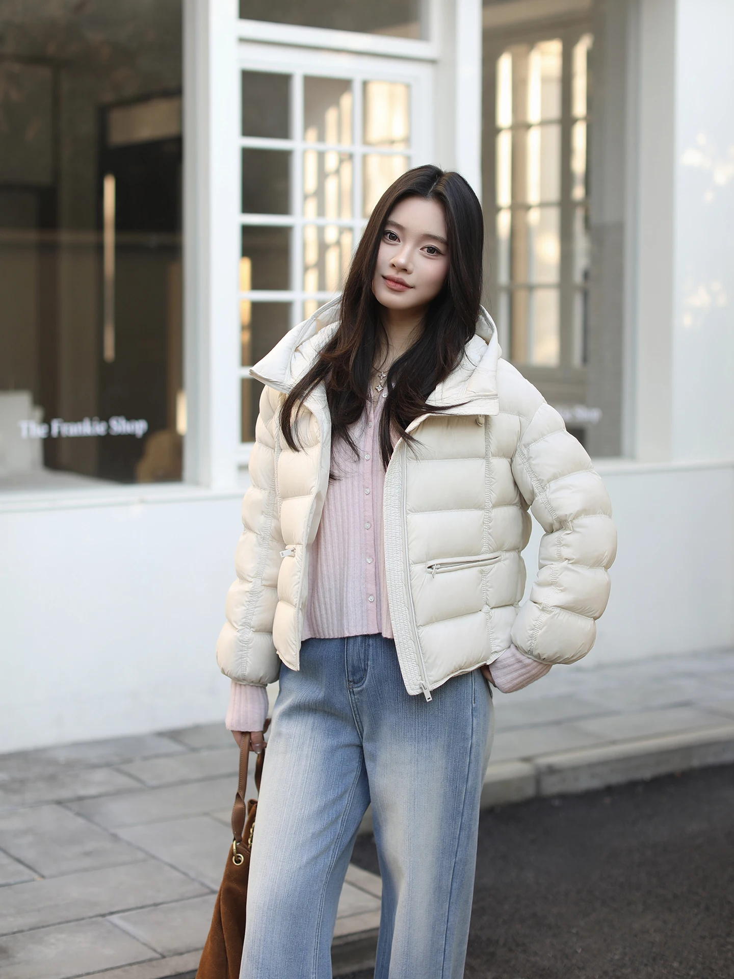 

Warmth Loing White Goose down Puffer Jaet Versatile Sle Siberian 95 Fill Power Durable Comfortable ME【Tofu Bag】MESA6034