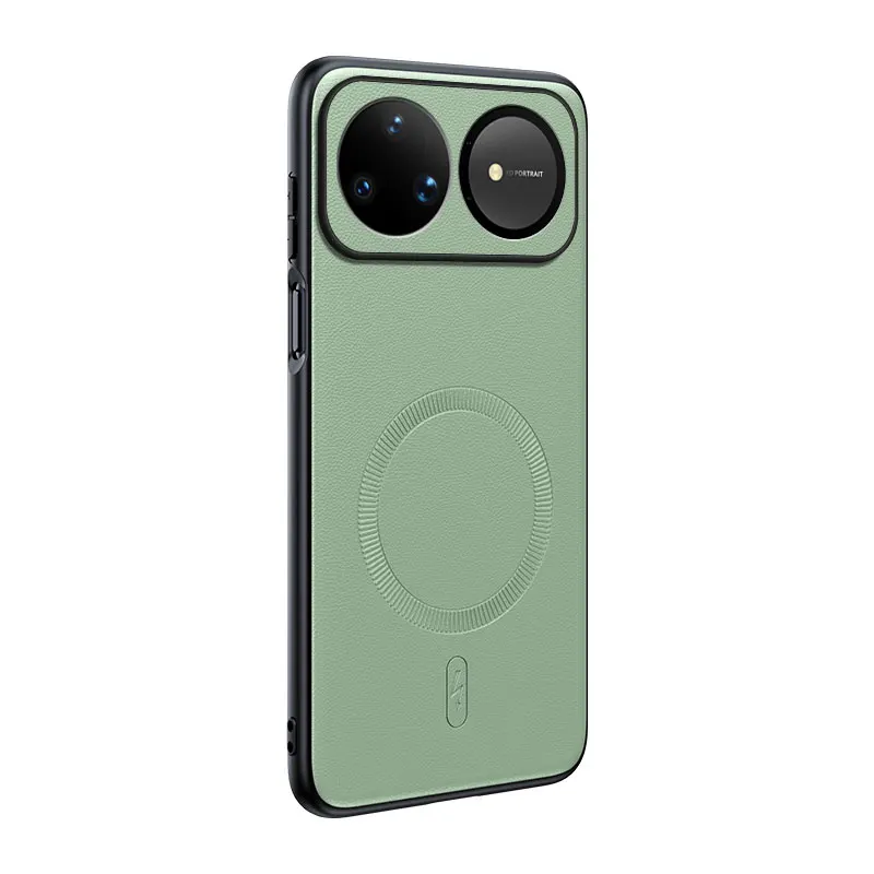 Für Huawei Nova 16 Ultra: Magnetische Lederhülle mit Schutzfunktion, Anti-Fingerabdruck, rutschfest, aus PC+TPU. – Detail 3