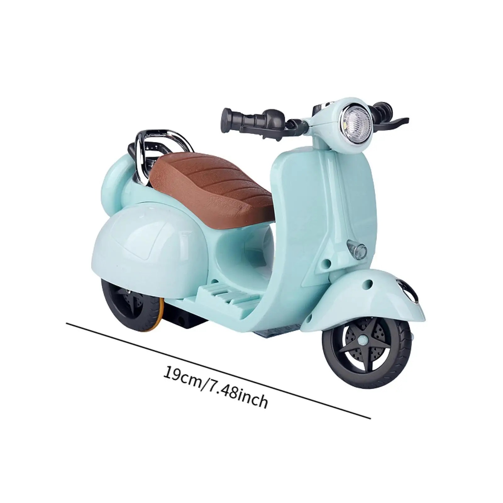 Motorrad Spielzeug Heimtierbedarf Landschaftsbau Elektrisches Spielzeug Geschenk für Sammler Cartoon Figur Ornament Puppe Zubehör Foto Requisite