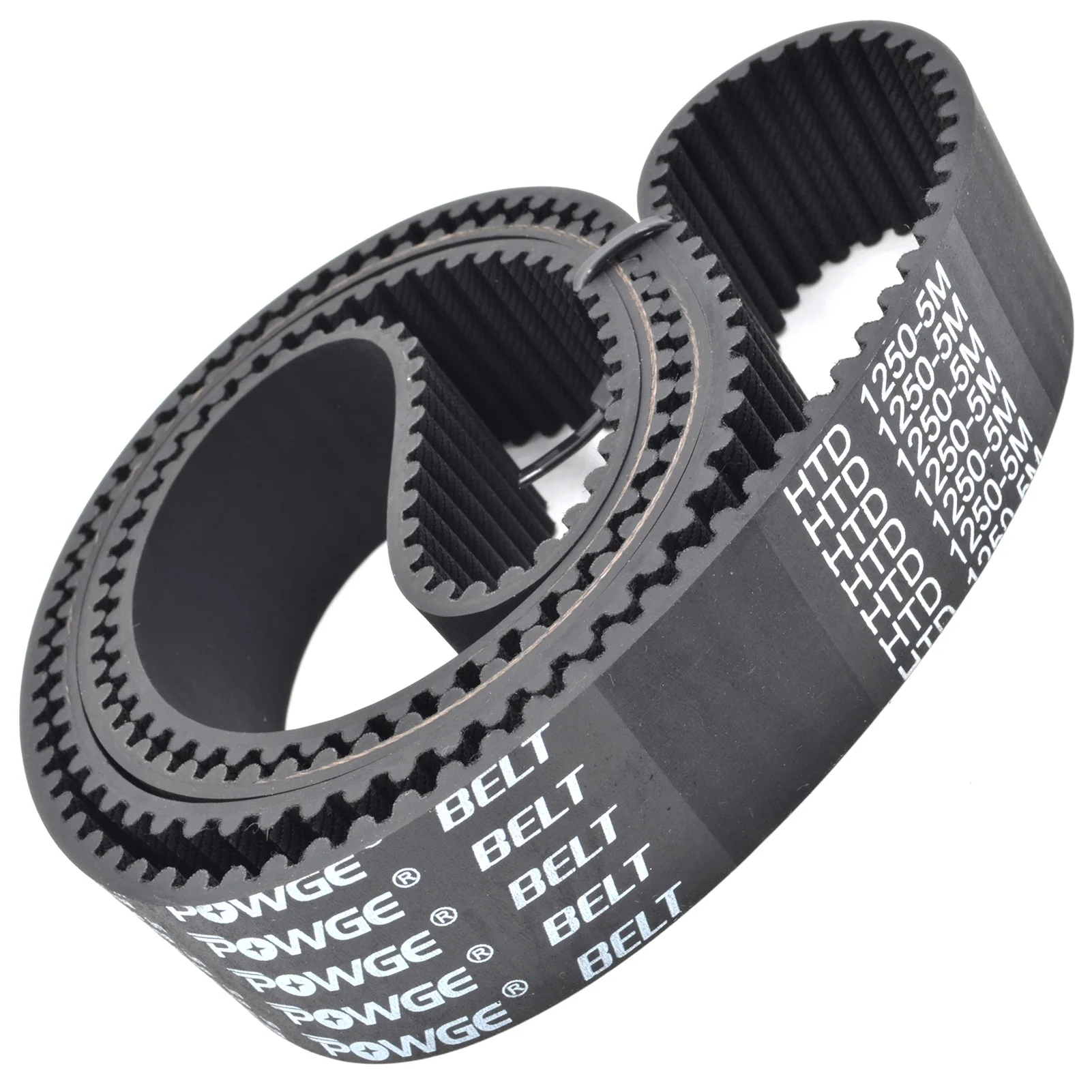 POWGE HTD 5M Timing belt Lp=1235 1240 1250 1260 1270 1275 1280 1290 1295 1300 1310 1315 1320 1325 1330 1335 Width 10-50mm Rubber