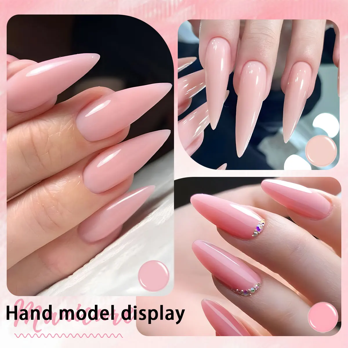 Ensemble de gel pour ongles 6 couleurs, gel pour ongles populaire pour l'automne et l'hiver, nail art à la mode dans les salons de beauté, durable et durable