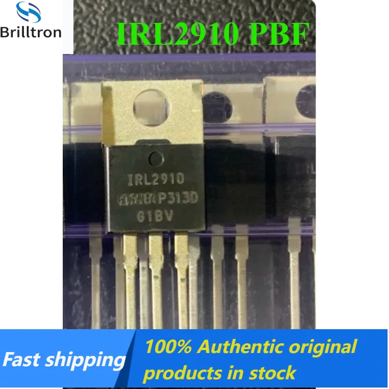 5-20PCS New IRL2910 PBF IRL2910 Field Effect Transistor TO-220 Brand New Original in Stock  Fast Shipping.