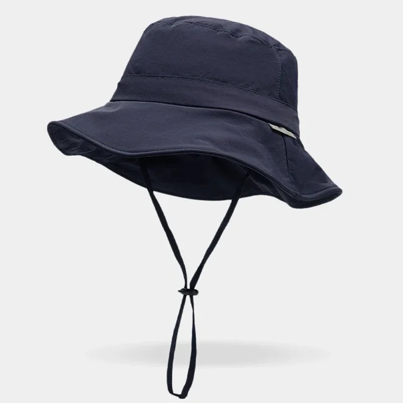 새로운 사계절 버킷 모자, 속건성, 경량, 접이식, 보관함, 태양 모자, 야외 하이킹 모자, 낚시 모자