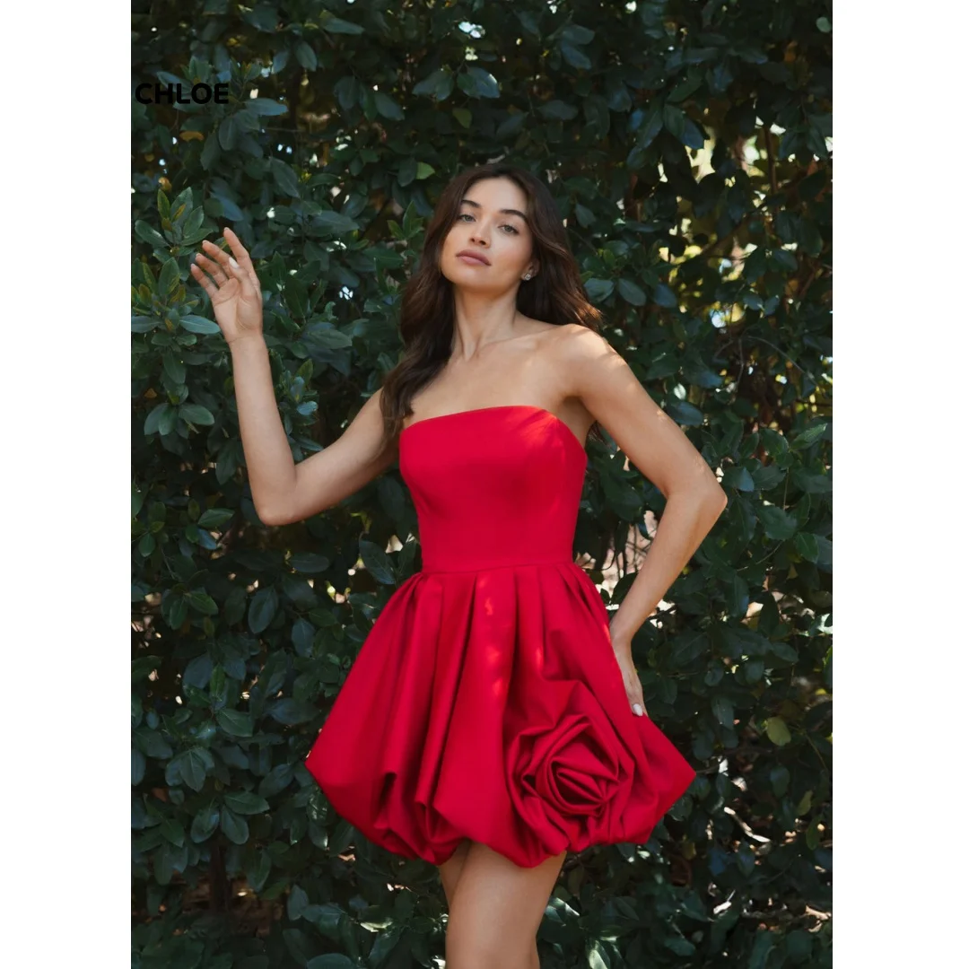 

Customized Ball Gowns Sleeveless Luxurious Women's Evening Dresses for Special Occasions Red Bespoke Occasion Dresses Line A