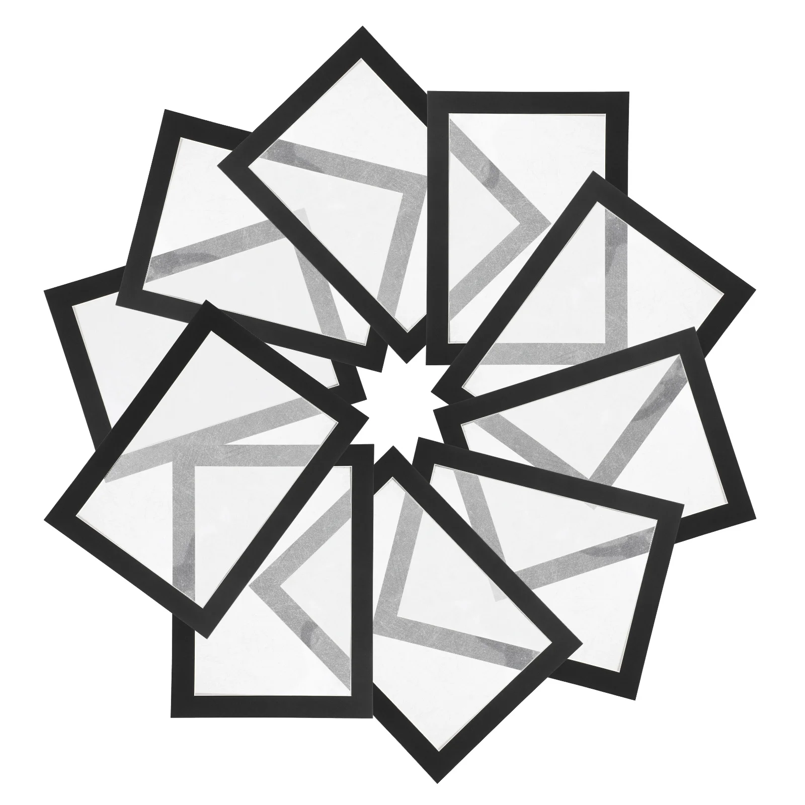 

12Pcs Artwork Display Frames Paper Cardboard Holder 8K Art Storage for Drawings School Room Gallery