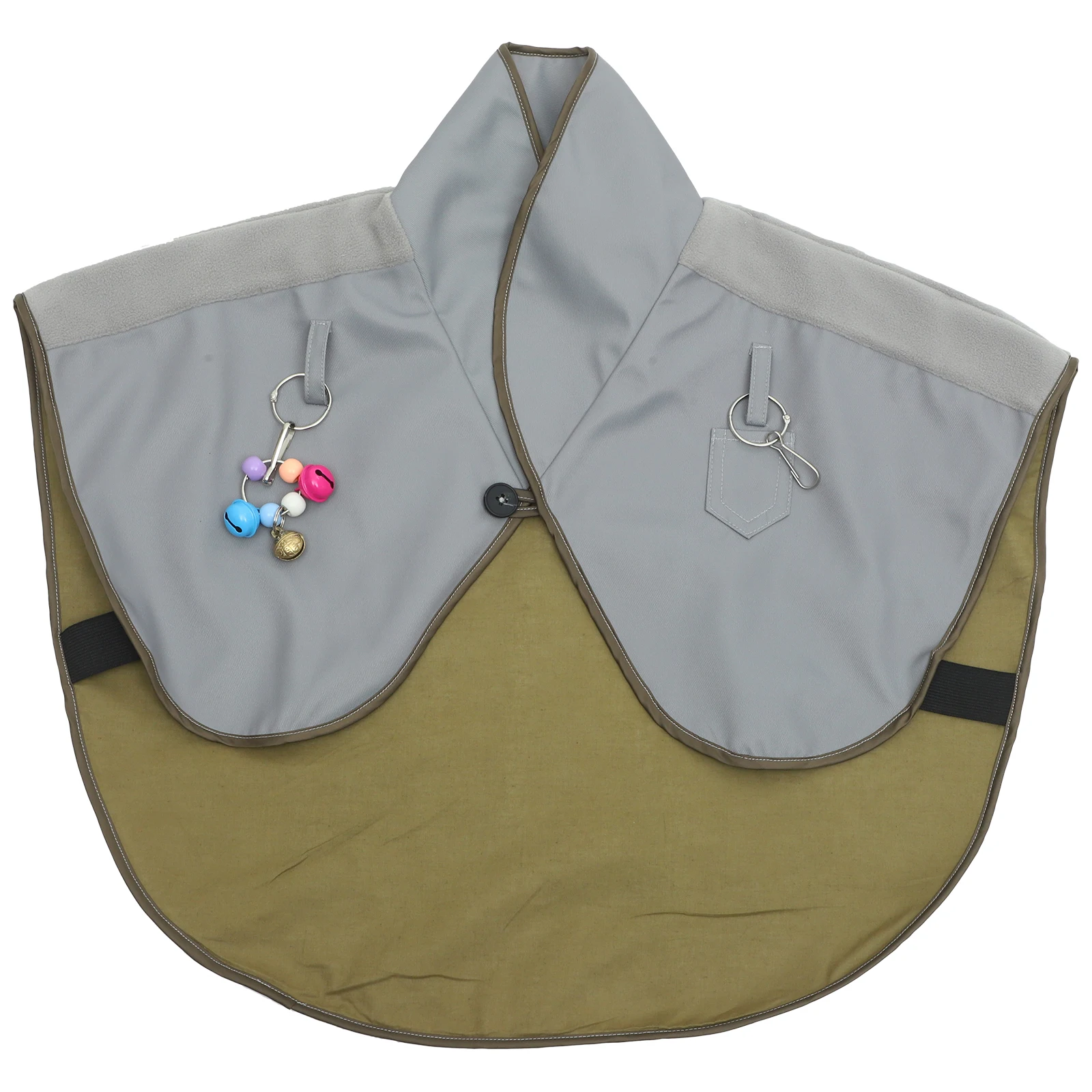 

Reusable Waterproof Shoulder Pads Cotton Linen Bird Clothes Protector Green Parrot Anti Scratch Training Cloth Diaper Shawl Pet