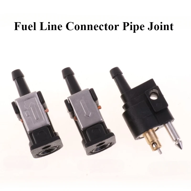 Adaptador de manguera de línea de combustible hembra de 1/4 ′′, 6mm macho y 5/16′′ 8mm, conector de tubo de montaje para accesorios de barco con Motor fueraborda Yamaha