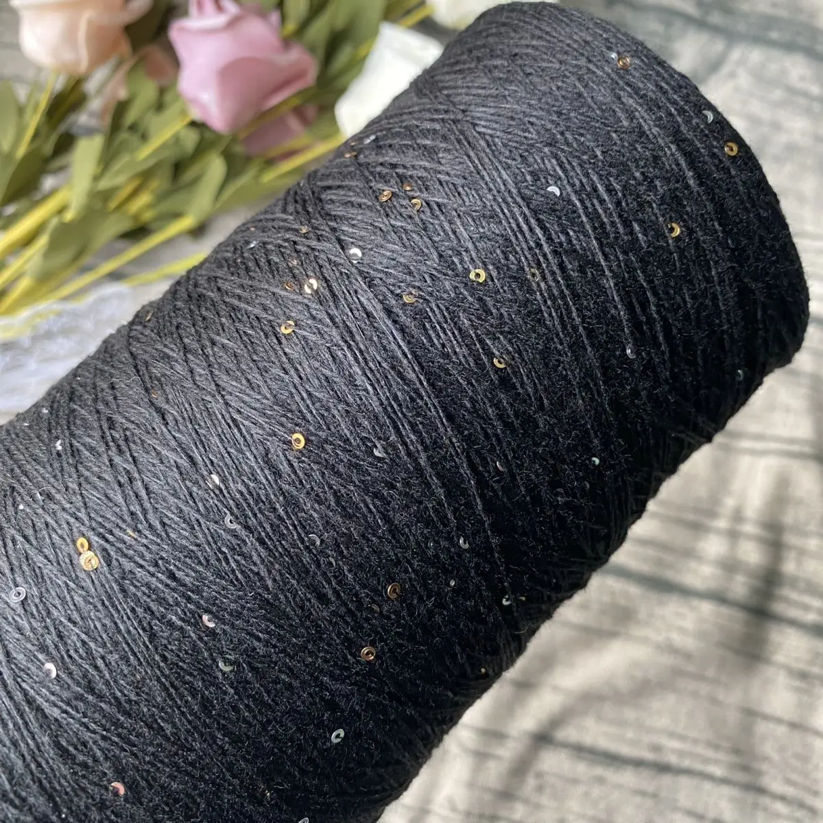 250g/unidad, 26 unidades, Hilo fino de lana y cachemira mezclada, Lana Basulan, Lentejuela Mahe, Hilo para manualidades DIY, utilizado para hilo de ganchillo de ajuste ceñido