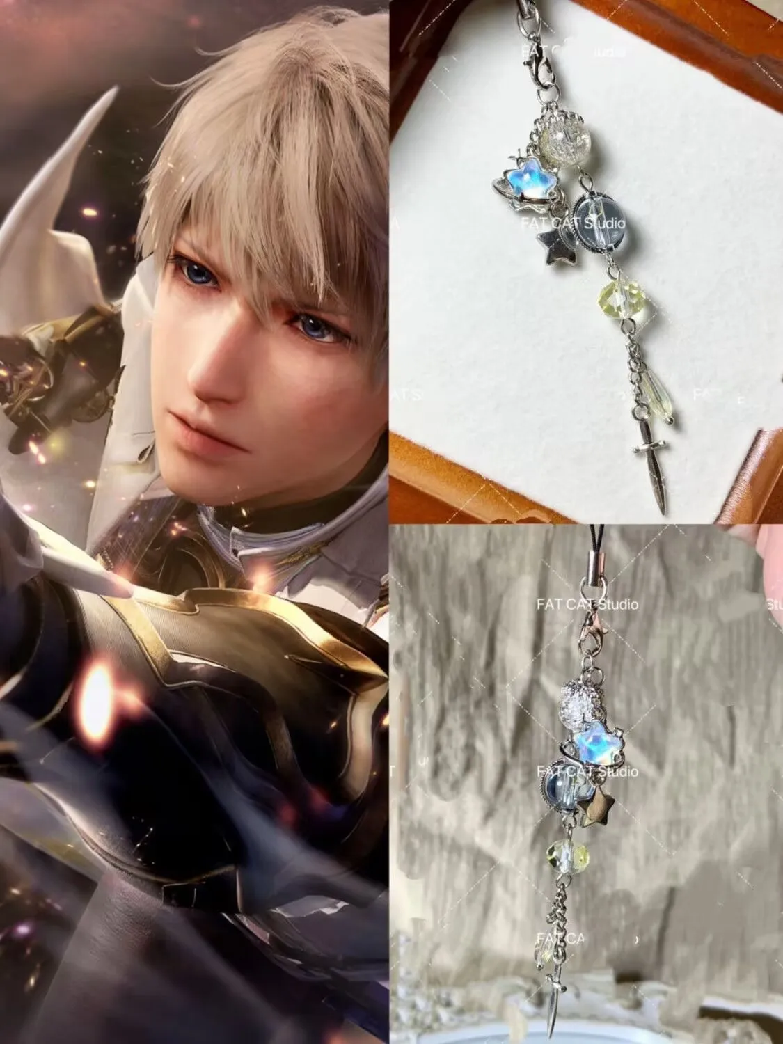 

【Xavier Shen Xinghui 】 Ланцюжок для мобильного телефона с изображением любви и времени, ремешок ручной работы из бисера, самодельная подвеска «Гuben»