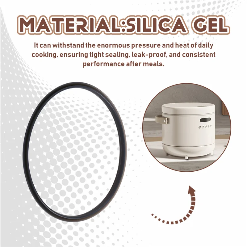 YCOC-Pot Lid Sealing Ring For Monsieur Cuisine Plus Mixers Accessories Cooking Tool Protective Rings Seal Gaskets Replacement