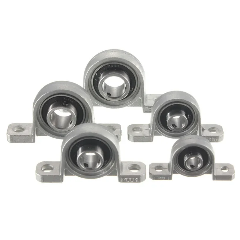 Bore Ball Bearing 8/10/12/15/17mm Pillow Block Mounted Support Caliber Zinc Alloy  Kp08  KP002 KP003 KP001 KP000