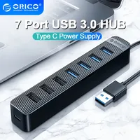 ORICO Usb Hub Mini Usb C Hub 3.0 USB Power Port High Speed Multi 4 Ports Usb C Hub USB3.0 Splitter Adapter Laptop Accessories